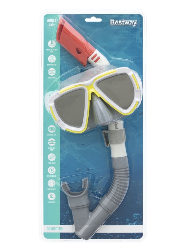 Набор для ныряния, маска, трубка, цвета МИКС, 24053 Bestway