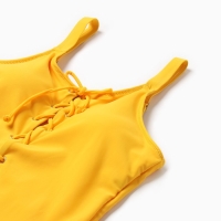 Купальник слитный женский MINAKU цвет желтый, размер 46
