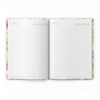 Подарочный набор ежедневник А5, 80 л. и термостакан 350 мл "Самая нежная"