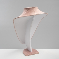 Бюст для украшений, 24&times;17&times;35 см, цвет розовый