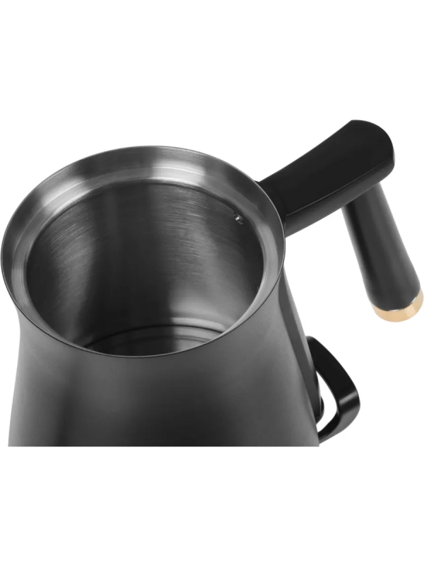 Чайник HYK-S5500 0.7л. 1000Вт черный (металл)