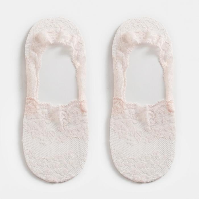 Носки-невидимки женские &laquo;Цветочки&raquo;, размер 36-37 (23 см)