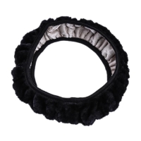 Оплетка на руль TORSO, меховая, мультиразмерная, черный Оплетка на руль TORSO, меховая, мультиразмерная, черный