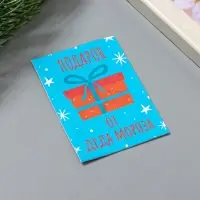 Открытка для выращивания &laquo;Арт Узор. Вырасти сам. Подарок от Деда Мороза&raquo; с семенами, 5&times;7 см