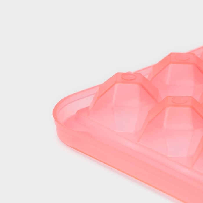 Форма для льда &laquo;Сапфир&raquo;, 28 ячеек, 24&times;12,7&times;2 см, цвет МИКС