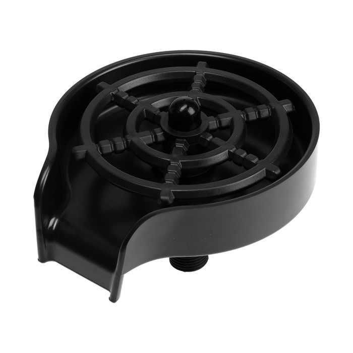 Ополаскиватель стаканов на мойку ZEIN Z3613, пластик, подключение 1/2 Ополаскиватель стаканов на мойку ZEIN Z3613, пластик, подключение 1/2", черный