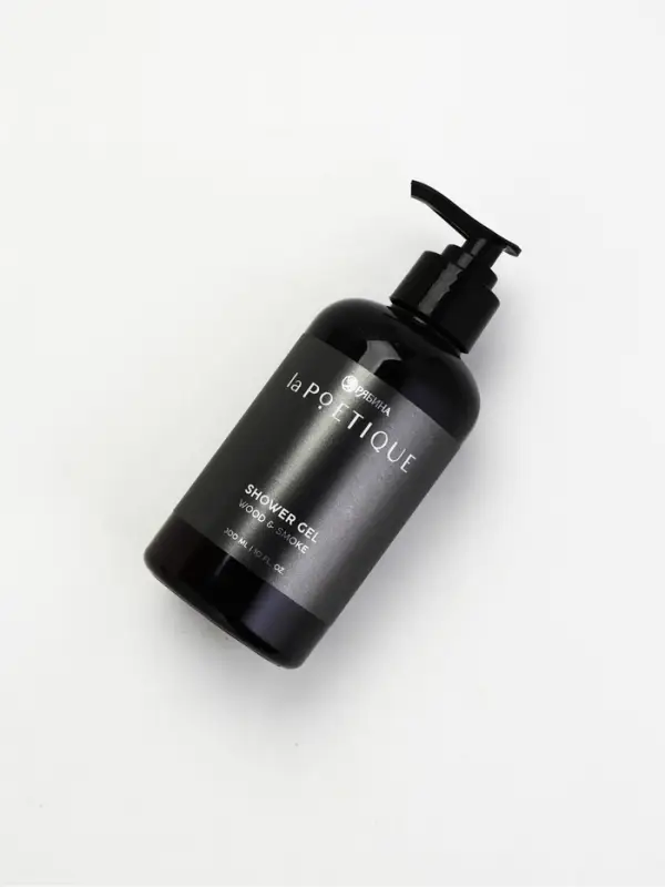 Гель для душа парфюмированный мужской, аромат дерево и дым, 300 мл, laPOETIQUE