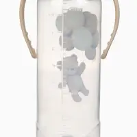 Бутылочка для кормления &laquo;Baby Bear&raquo; 250 мл, цилиндр, бежевый Mum&Baby