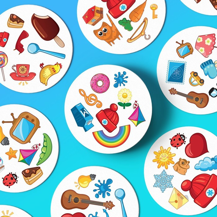 Настольная игра на реакцию и внимание &laquo;Дуббль.&raquo; в подарочной коробке на магнитах, 55 карты, 6+