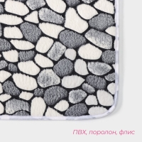 Коврик для ванной и туалета Доляна &laquo;Галька&raquo;, 40&times;60 см