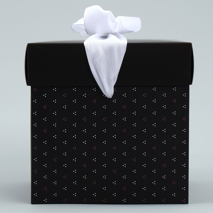 Коробка подарочная складная, упаковка, &laquo;Настоящему мужчине&raquo;, 15 х 15 х 15 см