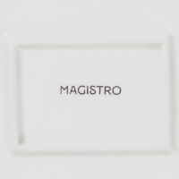 Тарелка фарфоровая обеденная Magistro &laquo;Лакомка&raquo;, 25&times;20 см, цвет белый