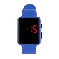 Часы наручные электронные с силиконовым ремешком Часы наручные электронные с силиконовым ремешком