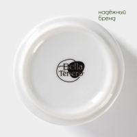 Набор керамический для специй на бамбуковой подставке BellaTenero &laquo;Герда&raquo;, 3 предмета: солонка 120 мл, перечница 120 мл, сахарница с ложкой 220 мл, цвет белый