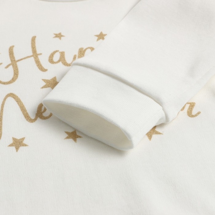 Комплект детский, цвет молоко, рост 68 см