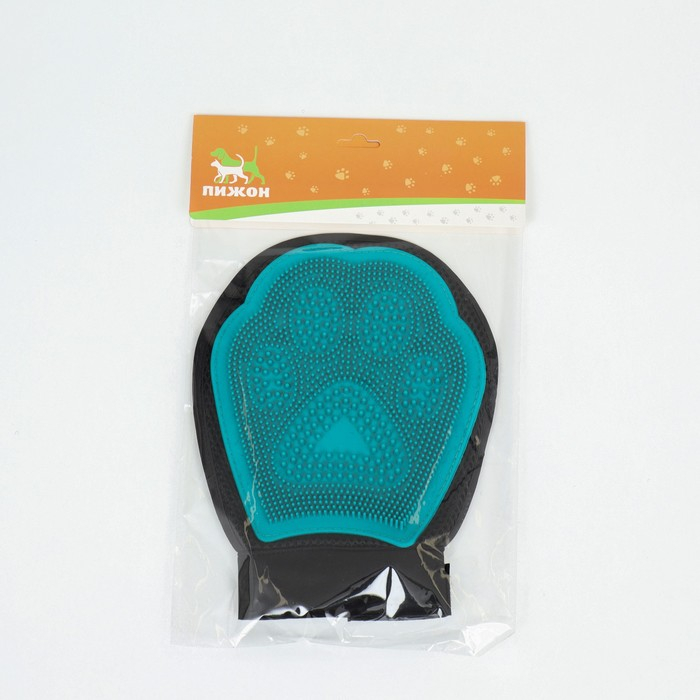 Рукавица - щетка для шерсти двусторонняя, на правую и левую руку, микс цветов Рукавица - щетка для шерсти двусторонняя, на правую и левую руку, микс цветов