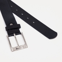 Ремень мужской, ширина 3.5 см, винт, пряжка металл, цвет чёрный Ремень мужской, ширина 3.5 см, винт, пряжка металл, цвет чёрный