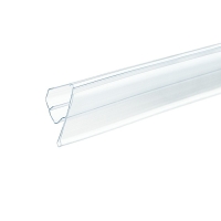 Ценникодержатель полочный двухпозиционный LST, 98,8&times;1,5&times;4 см, цвет прозрачный