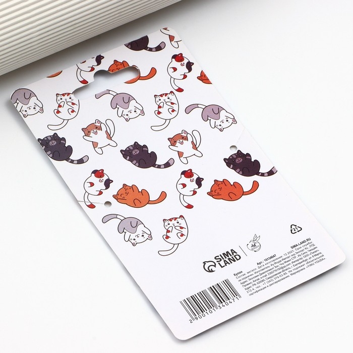 Подвеска на шею &laquo;Котики&raquo;, на цепочке 40 см