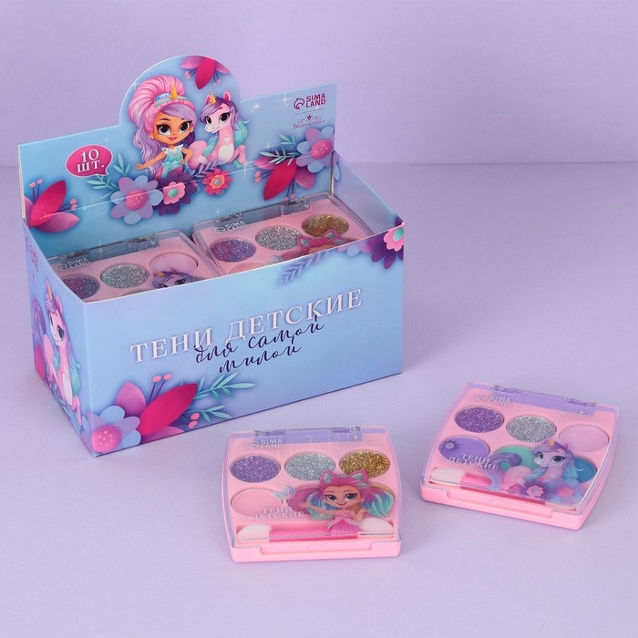 Тени детские «Для самой милой», МИКС 6 цветов Тени детские «Для самой милой», МИКС 6 цветов
