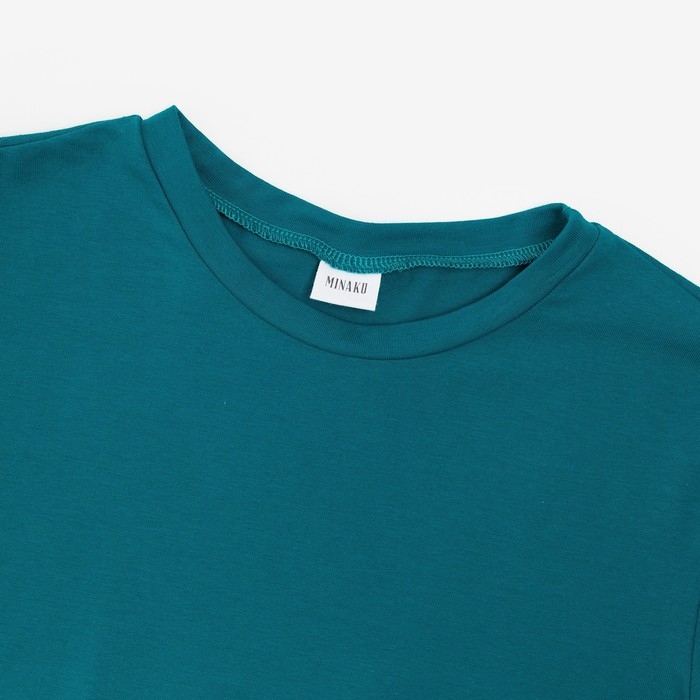 Лонгслив женский MINAKU: Basic line цвет изумруд, размер 50 Лонгслив женский MINAKU: Basic line цвет изумруд, размер 50