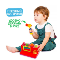 Развивающая игрушка &laquo;Стучалка&raquo;, звуковые эффекты, работает от батареек, МИКС