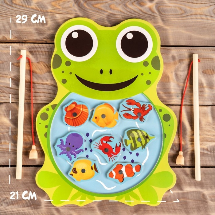 Рыбалка &laquo;Лягушонок&raquo;, 8 элементов + 2 удочки