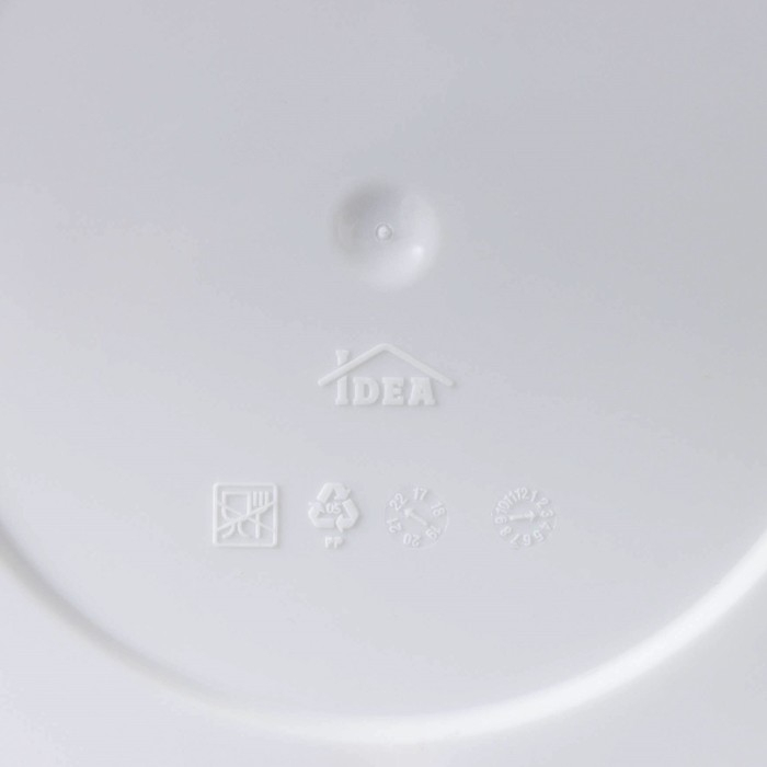 Горшок с поддоном &laquo;Камни&raquo;, 2,6 л, цвет белый