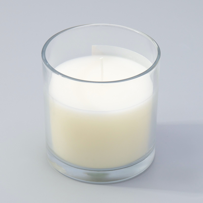 Свеча ГИГАНТ ароматическая в стакане "Тропический кокос", соевый воск, 10х10 см