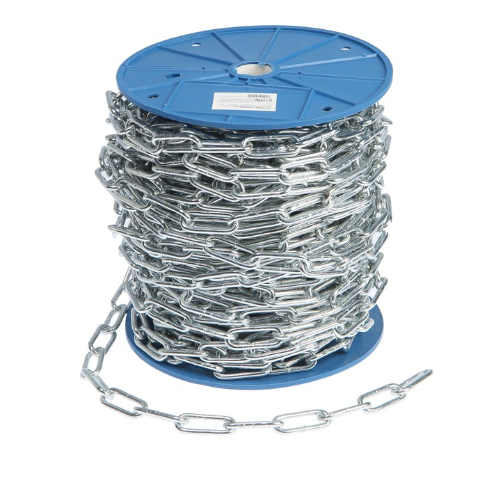 Цепь длиннозвенная ТУНДРА krep, DIN763, диаметр 5 мм, сварная, оцинкованная, 40 м Цепь длиннозвенная ТУНДРА krep, DIN763, диаметр 5 мм, сварная, оцинкованная, 40 м