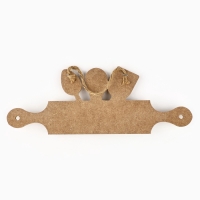 Крючки для кухни &laquo;Правила кухни&raquo;, цвет бежевый, 29,8 х 11 см