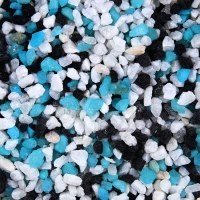 Мраморная крошка (2-5 мм) лагуна, 800 г Мраморная крошка (2-5 мм) лагуна, 800 г