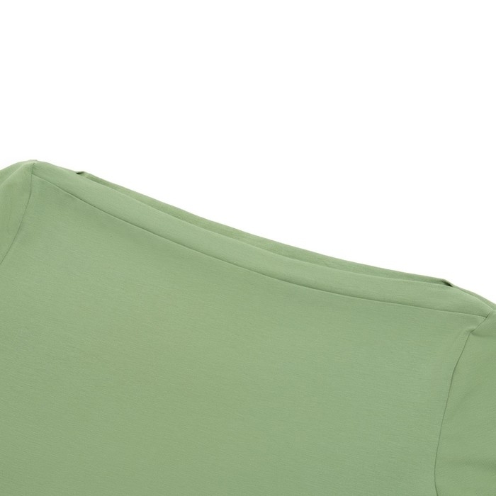 Лонгслив женский MINAKU: Basic line цвет оливковый, р-р 48