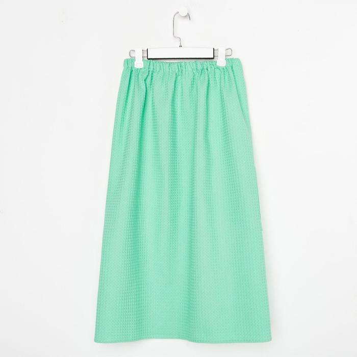 Полотенце банное Этель &laquo;Парео&raquo; с карманом 80*140 см. цв.нежный лайм, 100% хл, вафля 240 г/м2