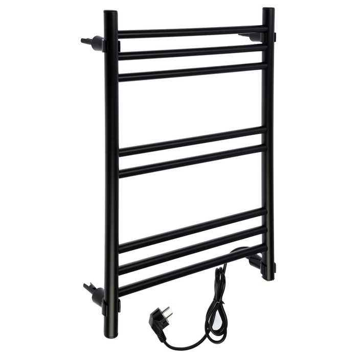 Полотенцесушитель электрический ZEIN PE-08 Полотенцесушитель электрический ZEIN PE-08 "Богема", 400х600 мм, 8 перекладин, черный