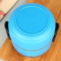 Ланч - бокс &laquo;Время обеда&raquo;, 2 отделения по 500 мл, 13х17 см