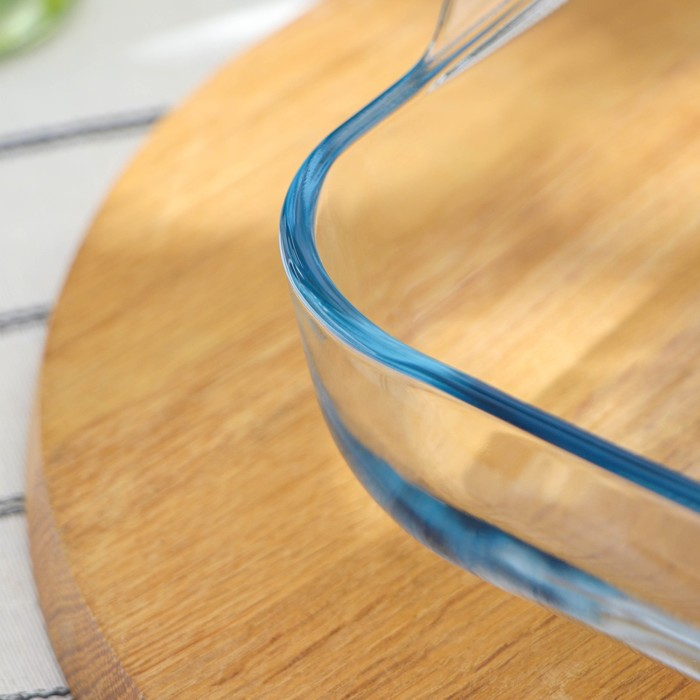 Лоток квадратный из жаропрочного стекла для запекания Borcam, 3,2 л, 28&times;28 см