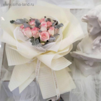 Пленка для цветов "Послание", белая, 0,6 х 10 м Пленка для цветов "Послание", белая, 0,6 х 10 м