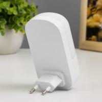 Ночник "Вилли" LED 1Вт белый 5х7х10 см RISALUX Ночник "Вилли" LED 1Вт белый 5х7х10 см RISALUX