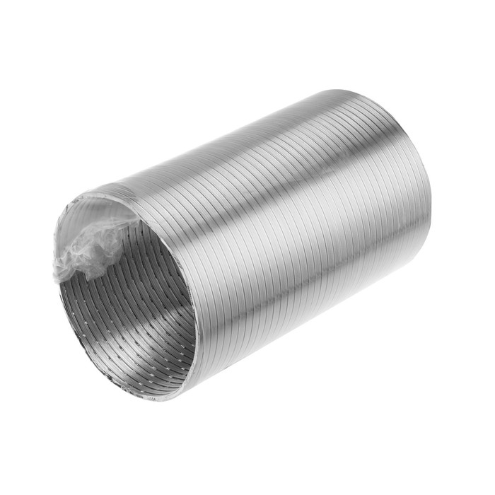 Воздуховод гофрированный Воздуховод гофрированный "Алювент", d=130 мм, раздвижной до 1.5 м, алюминиевый