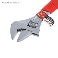 Ключ разводной ЛОМ, пластиковая рукоятка, 300 мм