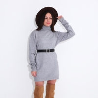 Ремень женский, ширина 3,5 см, пряжка металл, цвет чёрный