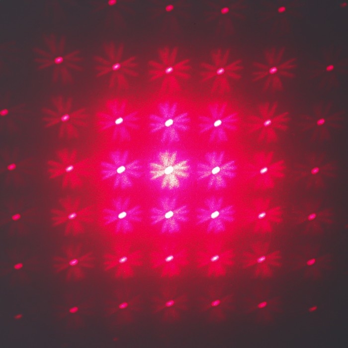 Указка лазерная 12 + 1 насадки от USB 10х14,5 см