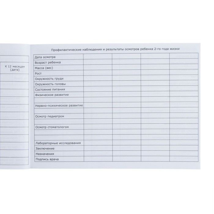 Медицинская карта ребенка Форма №112/у, 80 листов, Минни Маус