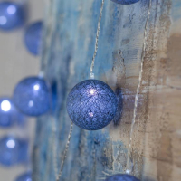 Гирлянда «Нить» 5 м с насадками «Клубки серые», IP20, прозрачная нить, 20 LED, свечение белое, 220 В Гирлянда «Нить» 5 м с насадками «Клубки серые», IP20, прозрачная нить, 20 LED, свечение белое, 220 В