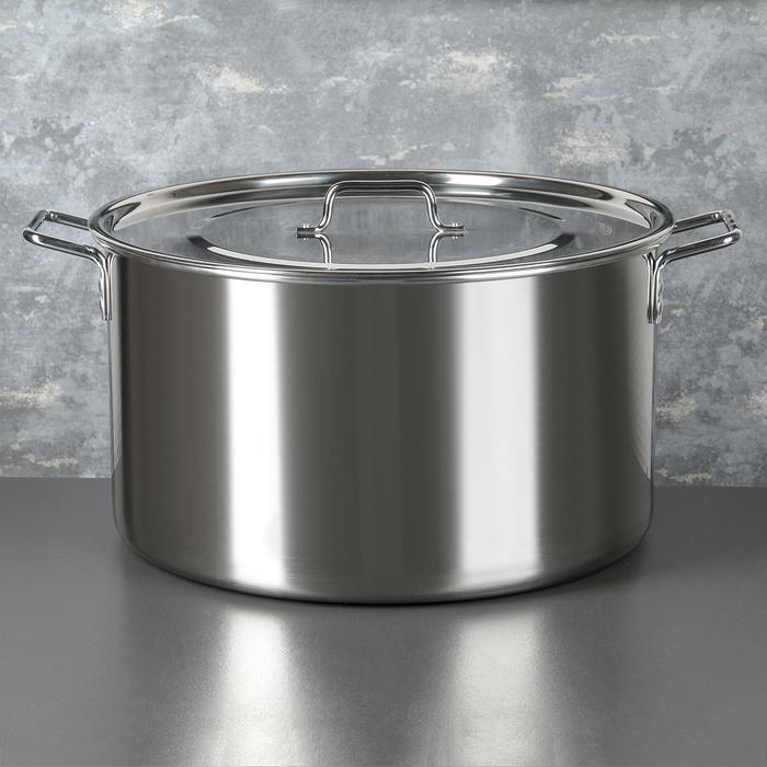 Котёл &laquo;Общепит&raquo;, 40 л, d=45, h=28 см, металлическая крышка