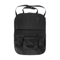 Органайзер на спинку сиденья 62&times;44 см, кож.зам, черный