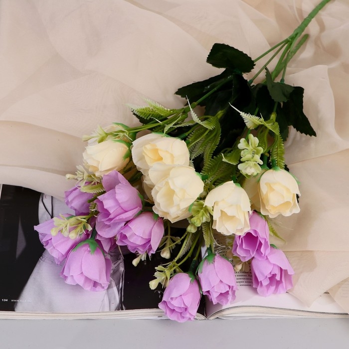 Букет "Роза Лейтон" 33 см, микс