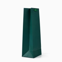 Пакет ламинированный под бутылку &laquo;Подарок&raquo;, глиттер, 13 х 36 х 10 см