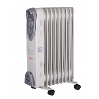 Масляный обогреватель "Ресанта" ОМ-9Н, 2000 Вт, 9 секций, 20 м&sup2;, белый